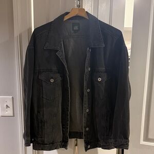 Wild Fable Charcoal/Black Denim Jacket